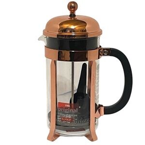 Bodum 34oz French Press Copper Coffee Maker High-Heat Borosilicate Glass